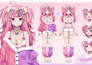 draw and rig custom live2d vtuber model model anime vtuber rigging live2d vtuber